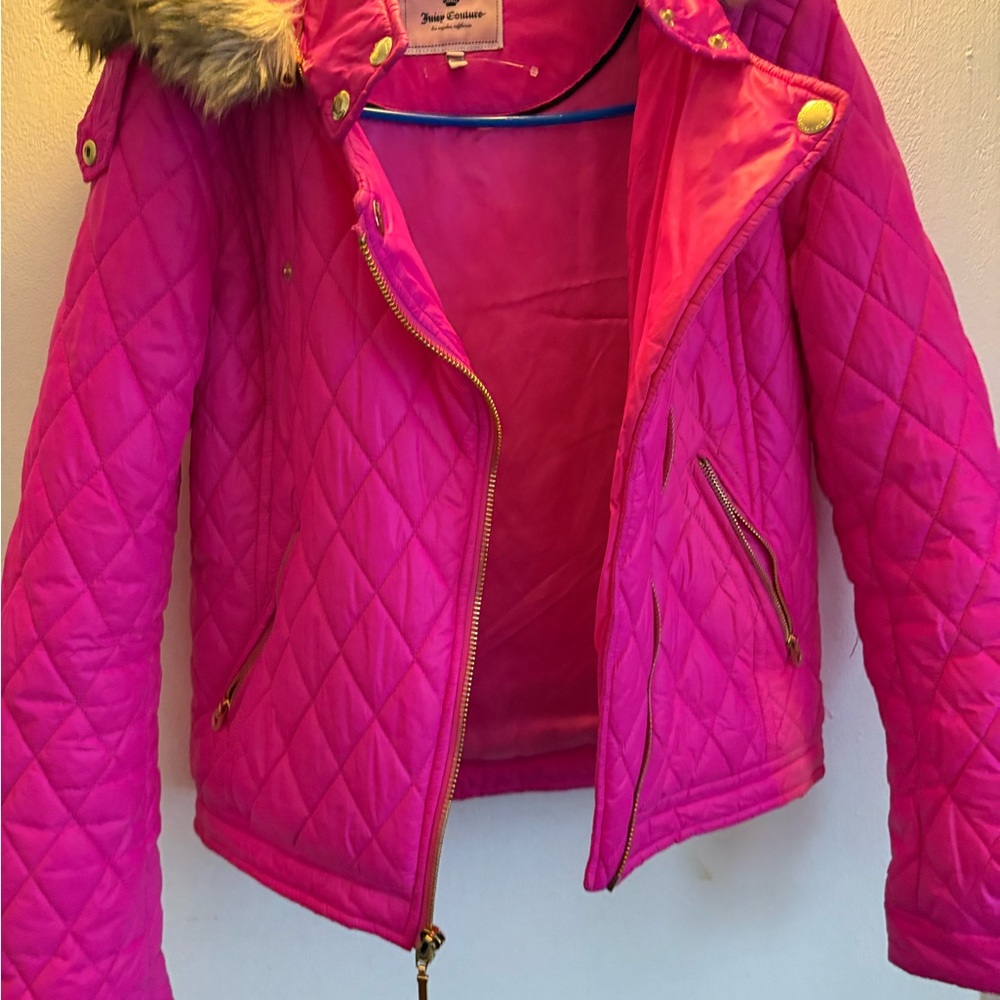 Juicy Couture Pink Quilted Kids Jacket